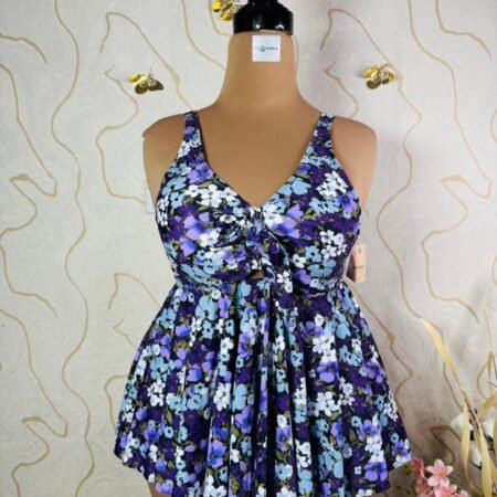 Sleeveless peplum top